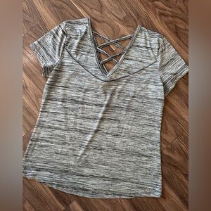 NWOT Gray Athletic Top For Women Size S